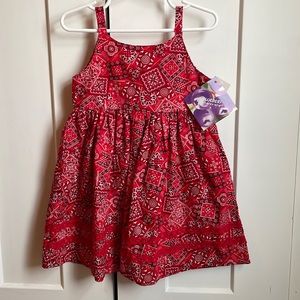 Red hanky dress NWT